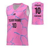 Basketball Jersey Cracks - Pink
